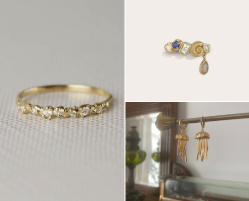 Ocean Inspired Jewelry cover photo collage