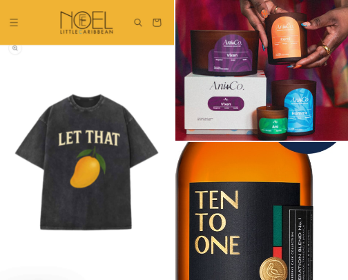 Let’s talk Caribbean owned businesses ! 💁🏾‍♀️🫶🏾🏝️ cover photo collage