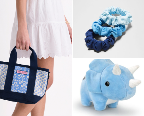 Blue Mood Board cover photo collage