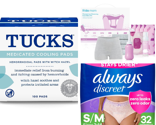 Ride or die postpartum necessities cover photo collage