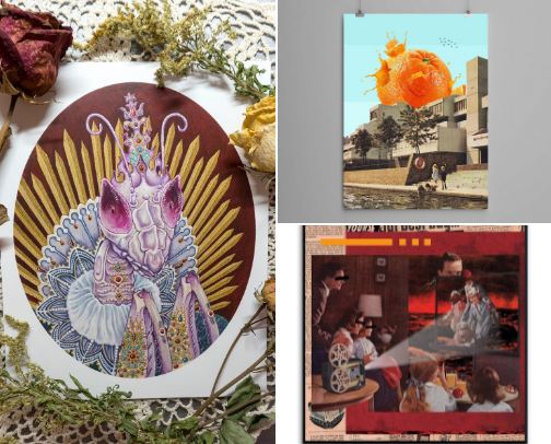 Weird Art for Your Weird Home cover photo collage