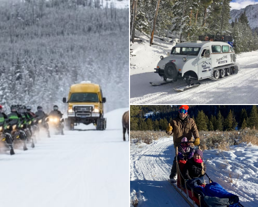 Winter Travel Guide: Montana, Idaho, & Jackson Hole cover photo collage
