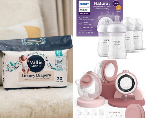First Time Mom Must Haves cover photo collage