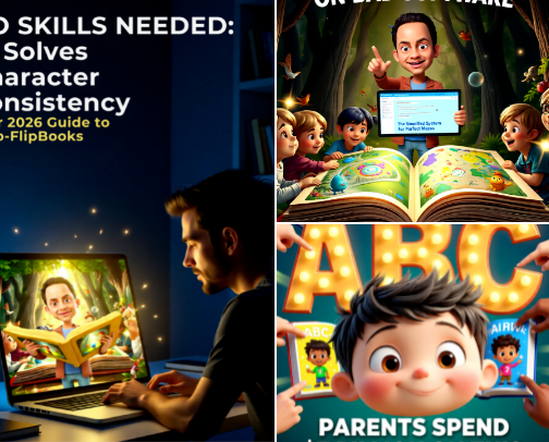 Welcome to Mr. JP’s Storyland Adventures — the magical gateway where you learn to create children's animated flipbooks AND fun activity books that spark imagination, giggles, and learning! cover photo collage