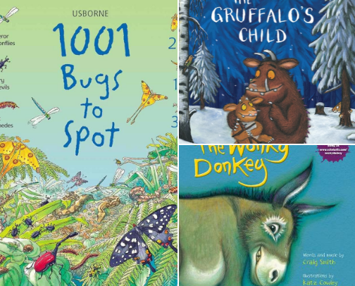 "These Books Are The Best" - my four year old son. cover photo collage