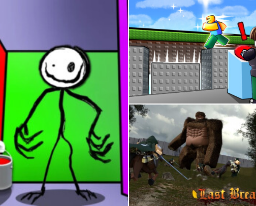 roblox games cover photo collage