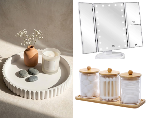 Luxury Vanity Storage On An Amazon Budget cover photo collage