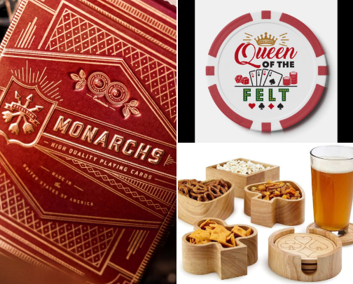 Casino Night Gifts, Poker Finds & Lucky Gambler Ideas cover photo collage