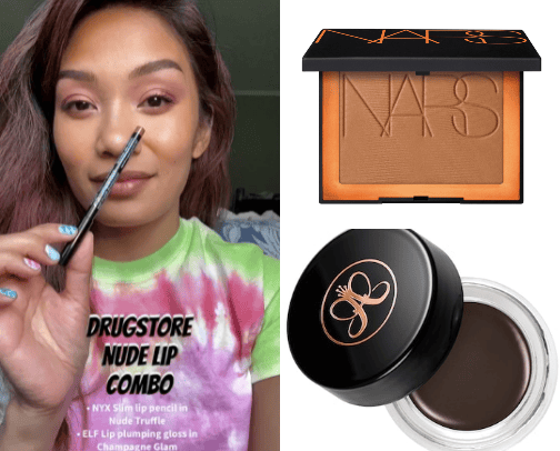 Cosmetics cover photo collage