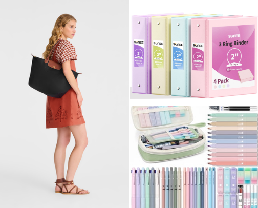 Back to school/college essentials as someone going back this fall cover photo collage