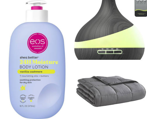 Relax & Recharge Self Care Essentials cover photo collage