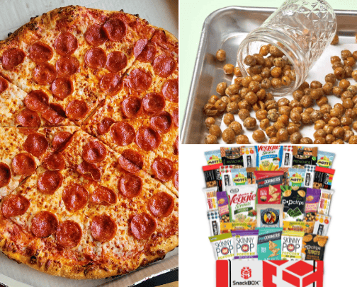Snacks for kids cover photo collage
