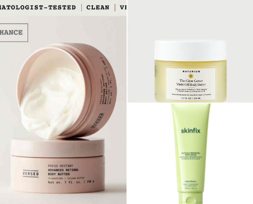 body care cover photo collage