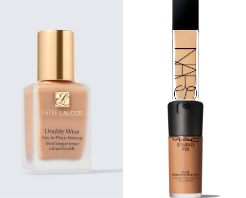 Full Coverage High End Foundations cover photo collage