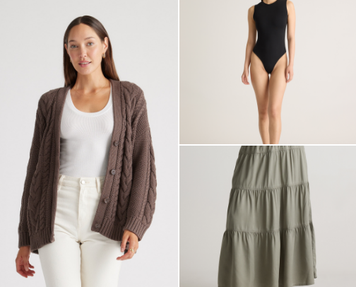 Quince Capsule wardrobe cover photo collage