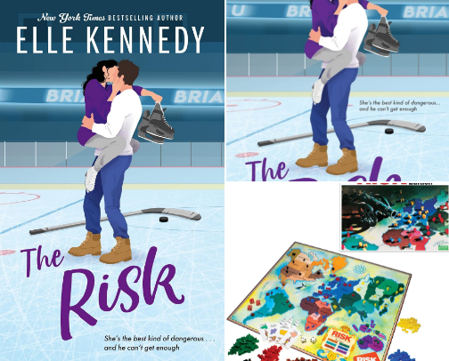 Free PDF - The Risk (Briar U Book 2) and Related College Hockey Romances cover photo collage