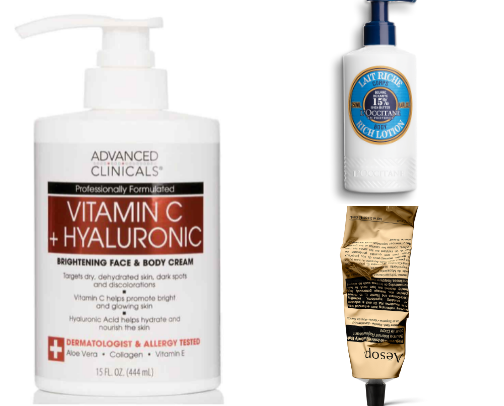 Morning Body lotions and Creams cover photo collage