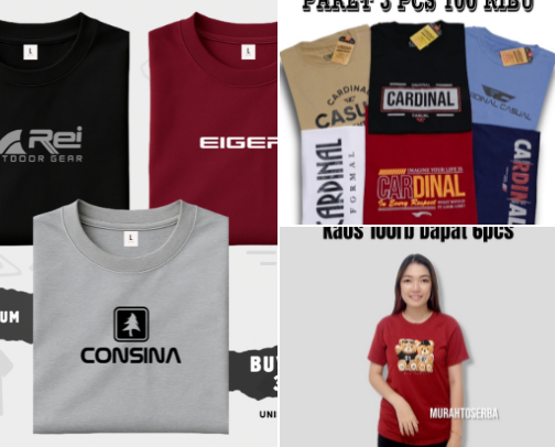 Kaos  santai yang saya sukai bahan adem dan tidak melar cocok buat pria dan wanita cover photo collage