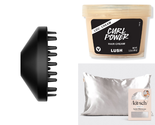 Curly Hair Essentials cover photo collage