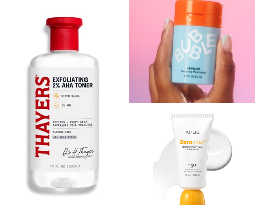 No foundation makeup routine for oily/acne skin cover photo collage