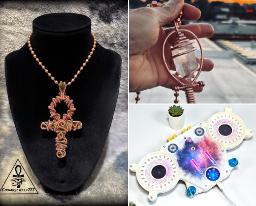 Esoteric purchases, and spiritual finds cover photo collage