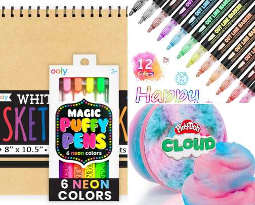 Stocking stuffers -kids edition cover photo collage