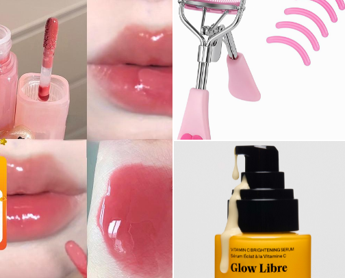 Affordable beauty finds cover photo collage