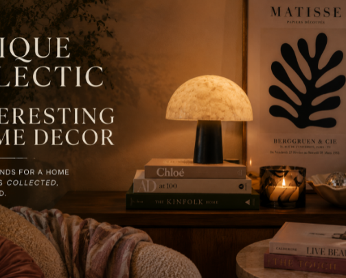Unique Eclectic and Interesting Home Decor cover photo collage