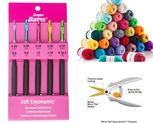 Essential Crochet Tools & Supplies for Crochet Beginners cover photo collage