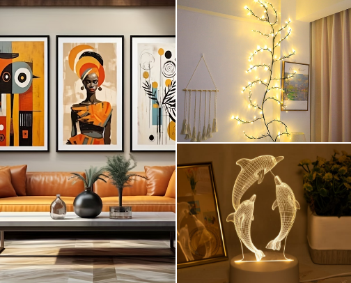 Decorate your home with these beautiful home decors cover photo collage