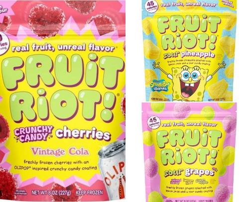 Viral Frozen Sour/Sweet Fruit cover photo collage