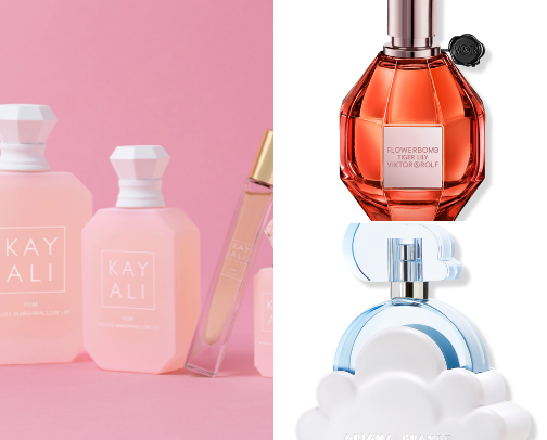 Signature Scent 🤍🩷🌸 cover photo collage
