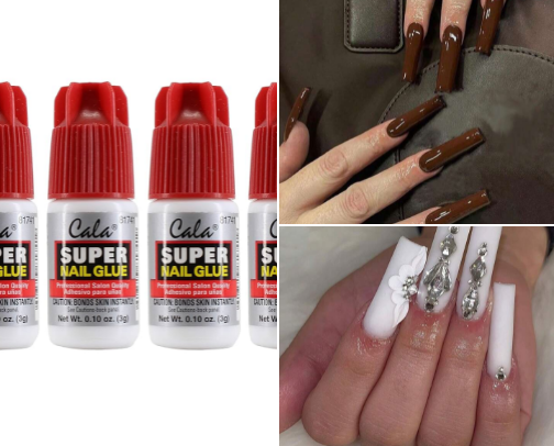 DIY, AFFORDABLE PRESS ON NAILS cover photo collage