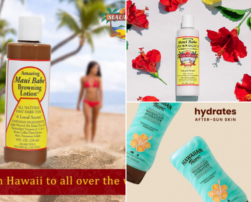 Sun care favorites cover photo collage