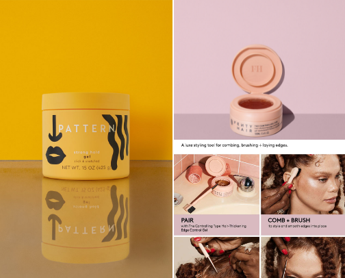 Curly Hair Slick Back Essentials ➰ cover photo collage