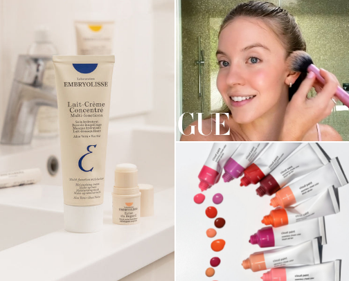 Sydney Sweeney’s Guide to Sensitive Skin Care and Soft Glam cover photo collage