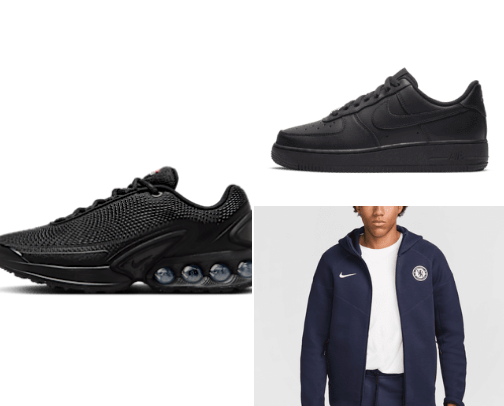 Nike Klamotten cover photo collage