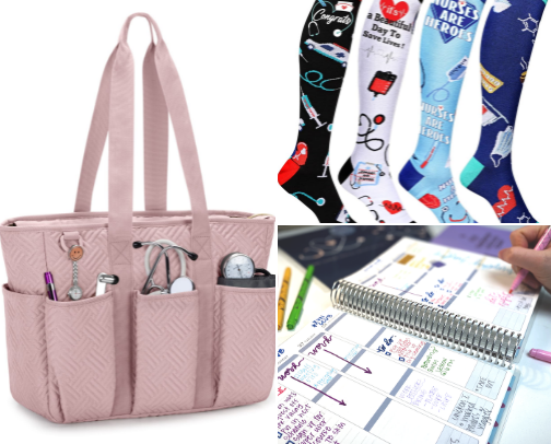 what's in my nurse bag cover photo collage