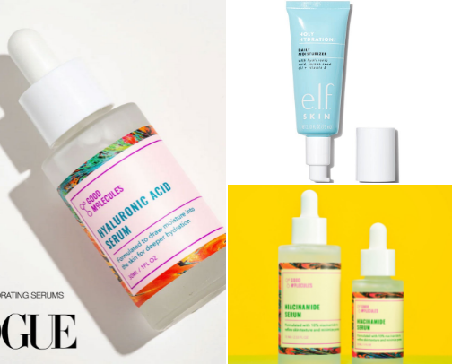 Skincare products I love cover photo collage