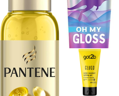 Hair care cover photo collage