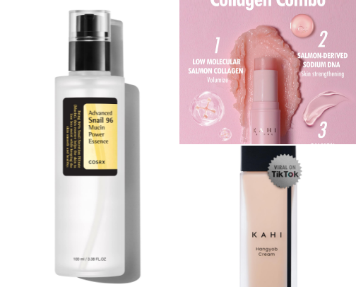 K-beauty Skincare Favorites. 🧴✨️ cover photo collage
