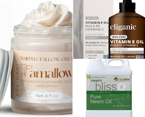 low-tox beauty recommendations cover photo collage