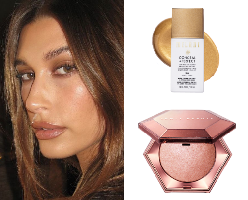 Makeup products cover photo collage