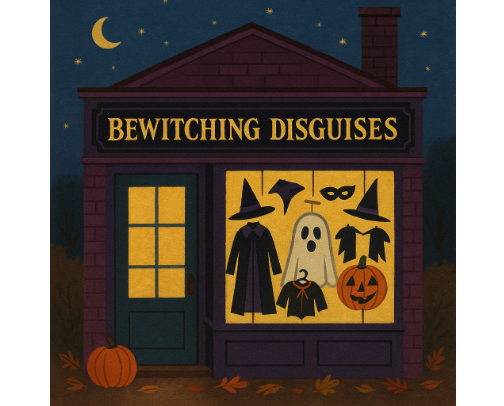 Witch City: Bewitching Disguises cover photo collage