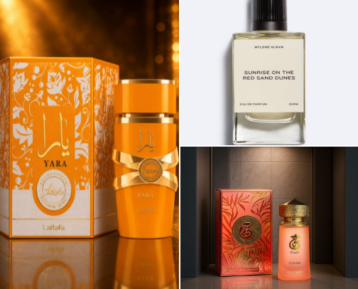🌴 Tropical Perfumes cover photo collage