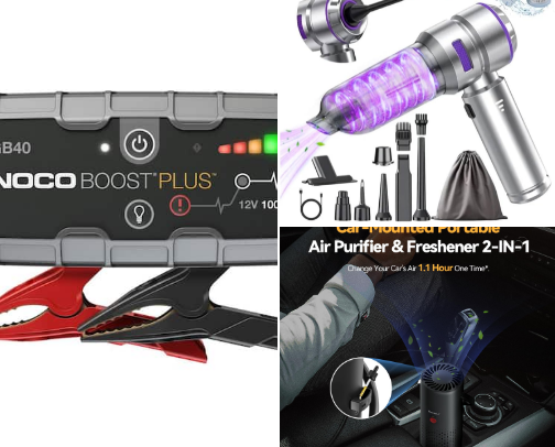 Vehicle essentials cover photo collage