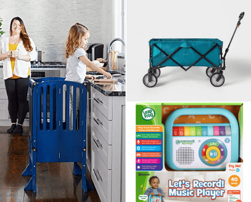 Toddler things cover photo collage