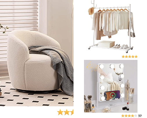 Neutral Bedroom Must haves cover photo collage