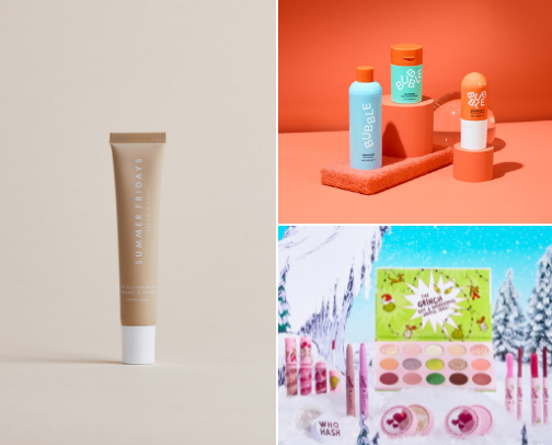 My favorite beauty and skincare products cover photo collage