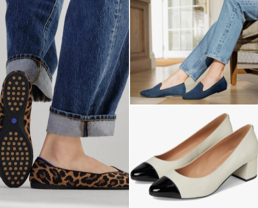 The 9-to-5 Woman’s Footwear Desk: 13 Tested Office Shoes for All-Day Comfort cover photo collage